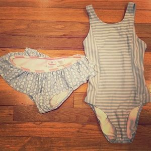 Hanna Andersson girl’s bathing suit and bottoms